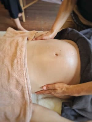 Soin prénatal doux pour future maman